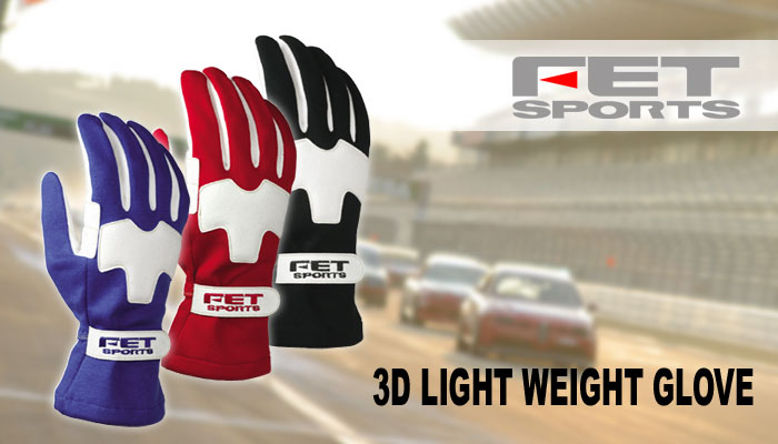 FET SPORTS 3D LIGHT WEIGHT GLOVE レーシンググローブ