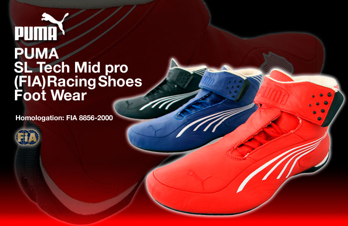 v[}(PUMA)@[VOV[Y@SL ebN ~bh v(SL Tech Mid pro (FIA) Racing Shoes)